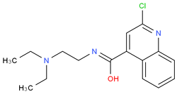 2-氯-N-[2-(二乙基氨基)乙基]-4- 喹啉羧酰胺
