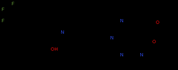 2-[4-[4-(三氟甲基)苯甲酰胺基]]] 苯甲基4,6-二(二甲氨基)-嘧啶-5- 乙酸甲酯