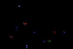 (2E)-N-[4-[[3-氯-4-[(吡啶-2-基)甲氧基]苯 基]氨基]-3-氰基-7-乙氧基喹啉-6-基]-4-(二甲 基氨基)丁-2-烯酰胺