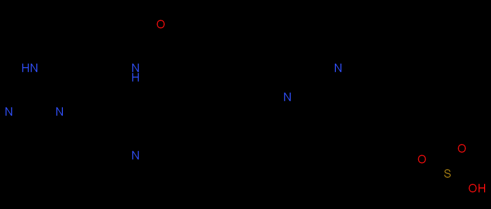 4-[(4-甲基-1-哌嗪基)甲基]-N-[4-甲基-3-[4- 3-吡啶基)-2-嘧啶基]氨基]-苯基]苯甲酰胺甲 磺酸盐