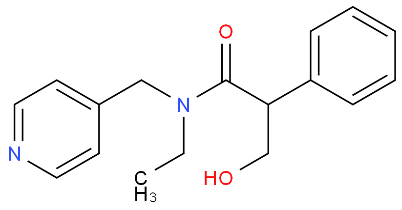 N-乙基-3-羟基-2-苯基-N-(吡啶-4-基甲基)丙酰 胺
