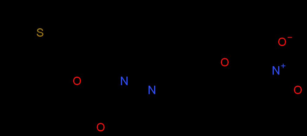 5-[(甲硫基)甲基]-3-[[(5-硝基-2-呋喃基)亚甲 基]氨基]-2-恶唑烷酮