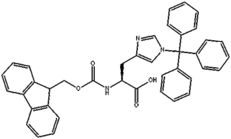 N-Fmoc-N'-trityl-L-histidine
