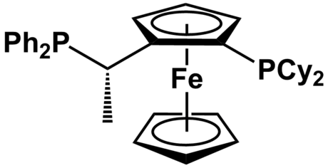 (S)-1-[(Rp)-2-(二环己基膦)二茂铁基乙基]二苯基膦