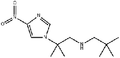 2,2-二甲基-N-(2-甲基-2-(4-硝基-1H-咪唑-1-基)丙基)丙-1-胺