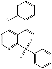 （2-氯苯基）[2-（苯磺酰基）-3-吡啶基]甲酮