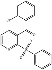 （2-氯苯基）[2-（苯磺?；?3-吡啶基]甲酮