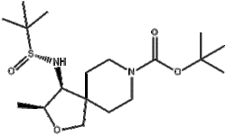 (3S,4S)-4-(((R)-叔丁基亚磺酰基)氨基)-3-甲基-2-氧杂-8-氮杂螺[4.5]癸烷-8-羧酸叔丁酯