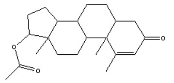 17β-羟基-1-甲基-5α-雄甾-1-烯-3-酮-17-醋酸酯