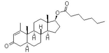 17β-羟基-1-甲基-5α-雄甾-1-烯-3-酮-17-庚酸酯