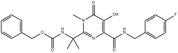 [1-[4-[[(4-氟苄基)氨基]羰基]-5-羟基-1-甲基-6-氧代-1,6-二氢嘧啶-2-基]-1-甲基乙基]氨基甲酸苄酯