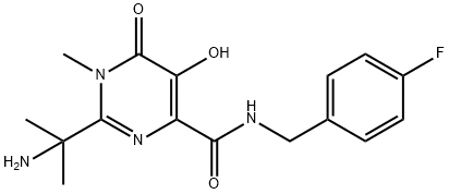 2-(1-氨基-1-甲基乙基)-N-[(4-氟苯基)甲基]-5-羟基-1-甲基-6-氧代-1,6-二氢嘧啶-4-甲酰胺