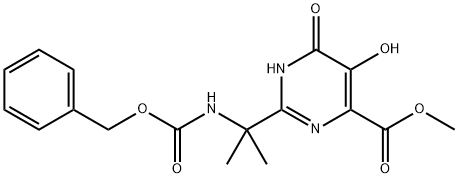 2-(2-(苄氧基羰基氨基)丙-2-基)-5-羟基-6-氧代-1,6-二氢嘧啶-4-甲酸甲酯