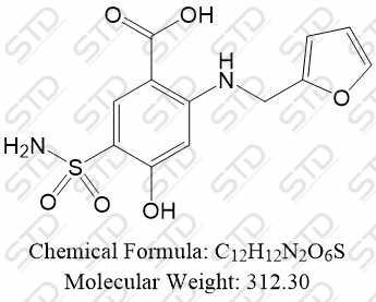 呋塞米杂质Q（羟取代物质）133989-65-8 现货供应