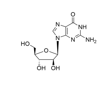 阿糖鸟苷 9-β-D-糖呋喃鸟嘌呤  cas 38819-10-2