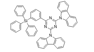 9,9'-（6-（3-（三苯基甲硅烷基）苯基）-1,3,5-三嗪-2,4-二基）双（9H-咔唑）
