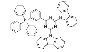 9,9'-（6-（3-（三苯基甲硅烷基）苯基）-1,3,5-三嗪-2,4-二基）双（9H-咔唑）