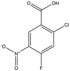 2-氯-4-氟-5-硝基苯甲酸