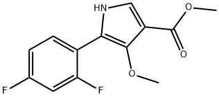 4-甲氧基-5-(2,4-二氟苯基)吡咯-3-甲酸甲酯