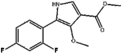 4-甲氧基-5-(2,4-二氟苯基)吡咯-3-甲酸甲酯