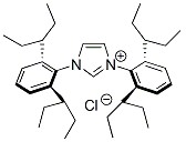 1,3-双(2,6-二(戊-3-基)苯基)-1H-咪唑-3-鎓氯化物