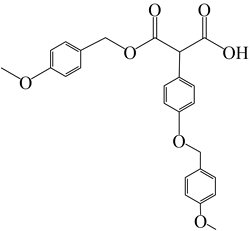 4-(4-甲氧基苄基氧基)苯丙二酸-4-甲氧基苄基单酯