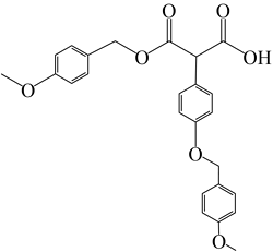 4-(4-甲氧基芐基氧基)苯丙二酸-4-甲氧基芐基單酯