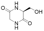 S-3-羟甲基-2，5哌嗪二酮