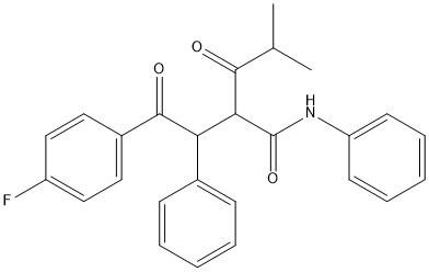 4-氟-α-[2-甲基-1-氧丙基]-γ-氧代-N,β-二苯基苯丁酰胺
