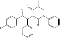 4-氟-α-[2-甲基-1-氧丙基]-γ-氧代-N,β-二苯基苯丁酰胺