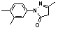  	3-甲基-1-(3,4-二甲基苯基)-2-吡唑啉-5-酮
