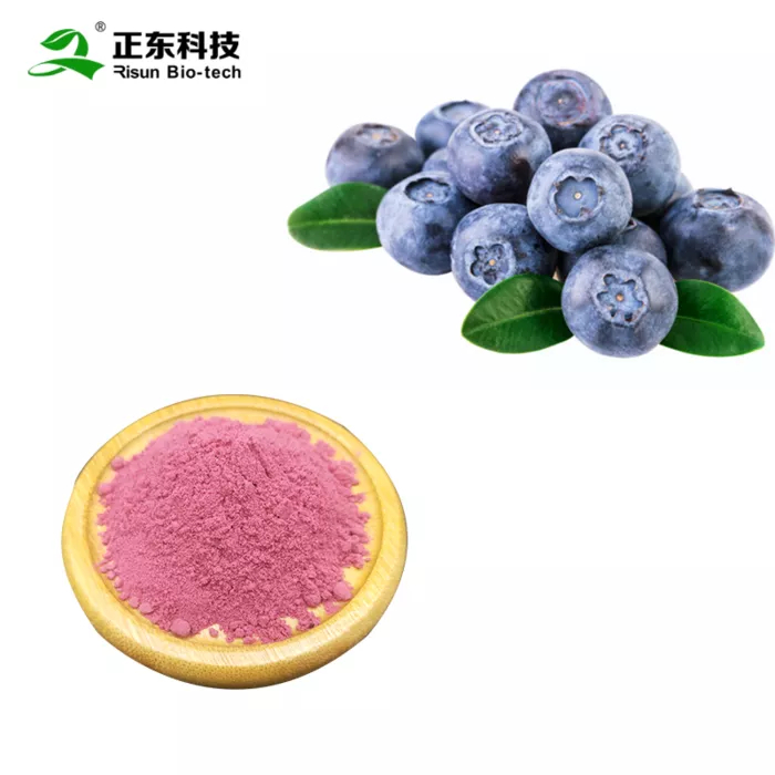 蓝莓粉99% 蓝莓提取物水溶性食品级原料固体饮料花青素 蓝莓汁粉