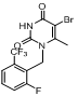 5-溴-1-[2-氟-6-(三氟甲基)苄基]-6-甲基嘧啶-2,4(1H,3H)-二酮