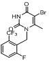 5-溴-1-[2-氟-6-(三氟甲基)苄基]-6-甲基嘧啶-2,4(1H,3H)-二酮