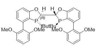(2R,2'R,3R,3'R)-3,3'-di-tert-butyl-4,4'-bis(2,6-dimethoxyphenyl)-2,2',3,3'-tetrahydro-2,2'-bibenzo[d