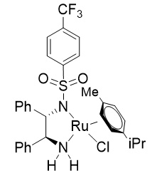 Chloro{[(1S,2S)-(+)-2-amino-1,2-diphenylethyl](4, -trifluoromethylbenzenesulfonyl)amido}(p-cymene)ru