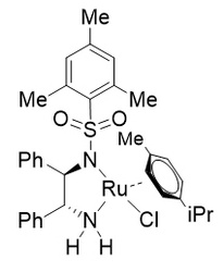 Chloro{[(1R,2R)-(+)-2-amino-1,2-diphenylethyl](2,4,6-trimethylbenzenesulfonyl)amido}(p-cymene)ruthen