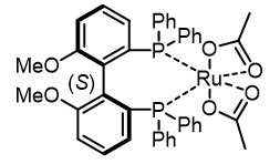 Diacetato[(1S)-6,6′-dimethoxy[1,1′-biphenyl]-2,2′-diyl]bis[diphenylphosphine]ruthenium(II)