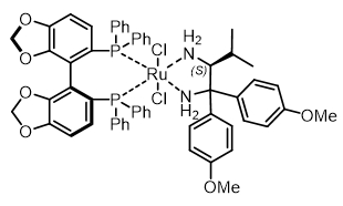 Dichloro{(S)-5,5'-bisdiphosphino-4,4'-bi-1,3-benzodioxole}[(2S)-1,1-bis(4-methoxyphenyl)-3-methyl-1,