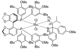 Dichloro{(R)-5,5'-bis[di(3,5-di-t-butyl-4-methoxyphenyl)phosphino]-4,4'-bi-1,3-benzodioxole}[(2R)-1,