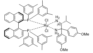 Dichloro{(R)-(+)-2,2'-bis[di(3,5-xylyl)phosphino]-1,1'-binaphthyl}[(2R)-(-)-1,1-bis(4-methoxyphenyl)