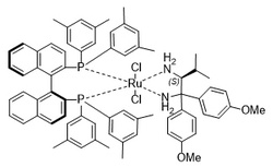  Dichloro{(S)-(-)-2,2'-bis[di(3,5-xylyl)phosphino]-1,1'-binaphthyl}[(2S)-(+)-1,1-bis(4-methoxyphenyl