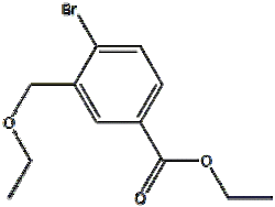 4-溴-3-乙氧基甲基-苯甲酸乙酯