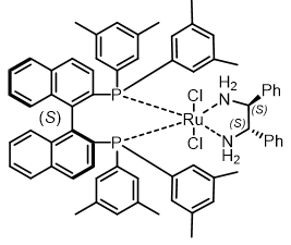Dichloro{(S)-2,2'-bis[di(3,5-xylyl)phosphino]-1,1'-binaphthyl}[(1S,2S)-1,2- diphenylethylenediamine]