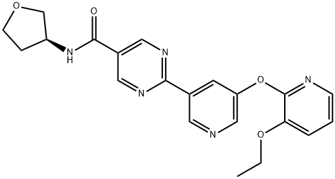 (S) -2-(5-((3-乙氧基吡啶-2-基]氧基]吡啶-3-基)-N-(四氢呋喃-3-基)嘧啶-5-甲酰胺