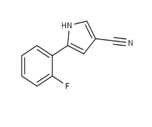 5-(2-氟苯基)-1H-吡咯-3-甲腈
