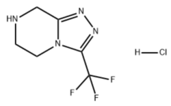 3-(Trifluoromethyl)-5,6,7,8-tetrahydro-[1,2,4]triazolo[4,3-a]pyrazine hydrochloride