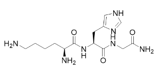 L-赖氨酰-L-组氨酸-甘氨酸酰胺