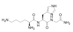 L-賴氨酰-L-組氨酸-甘氨酸酰胺