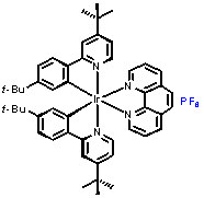 二[2-(4-叔丁基苯基)-4-叔丁基吡啶][1,10-邻菲啰啉]铱(III)六氟磷酸盐
